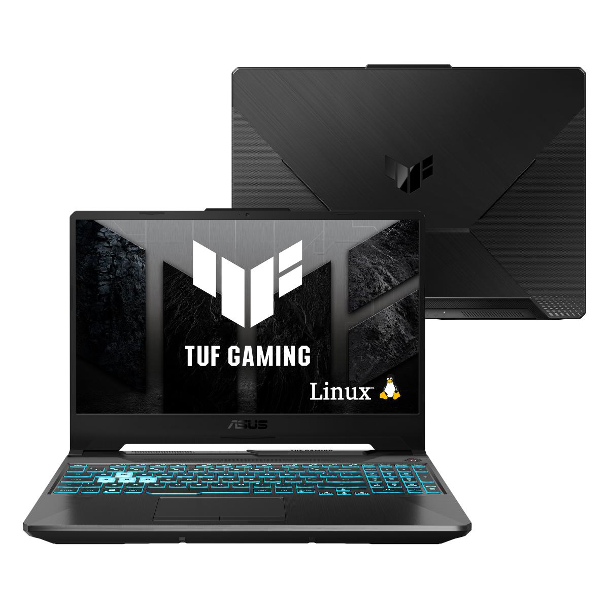 Imagem Notebook Asus Tuf Gaming A15 Fa506ncg Nvidia Rtx3050 Ryzen 7 16Gb Ram 512Gb Ssd Linux Keepos Tela 15.6" Fhd 144Hz Black - Hn298