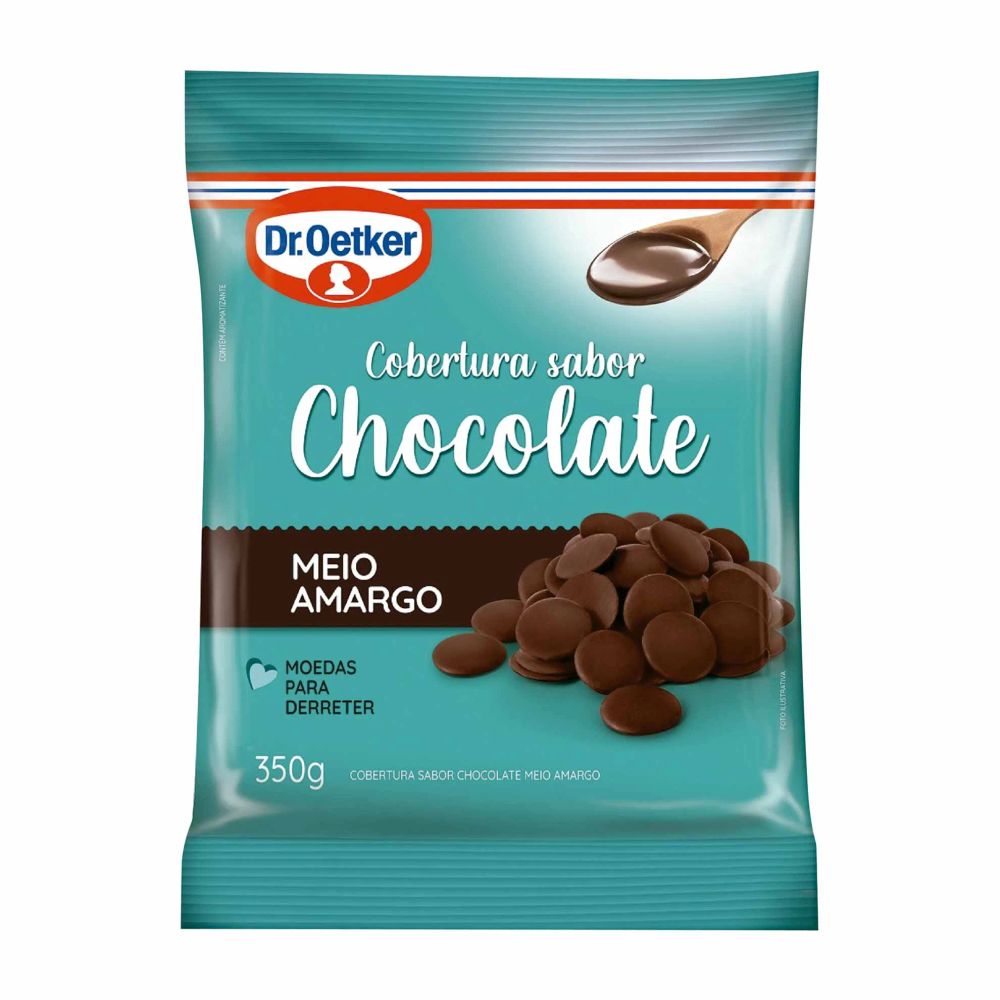 Cobertura Chocolate Meio Amargo Dr Oetker 350g