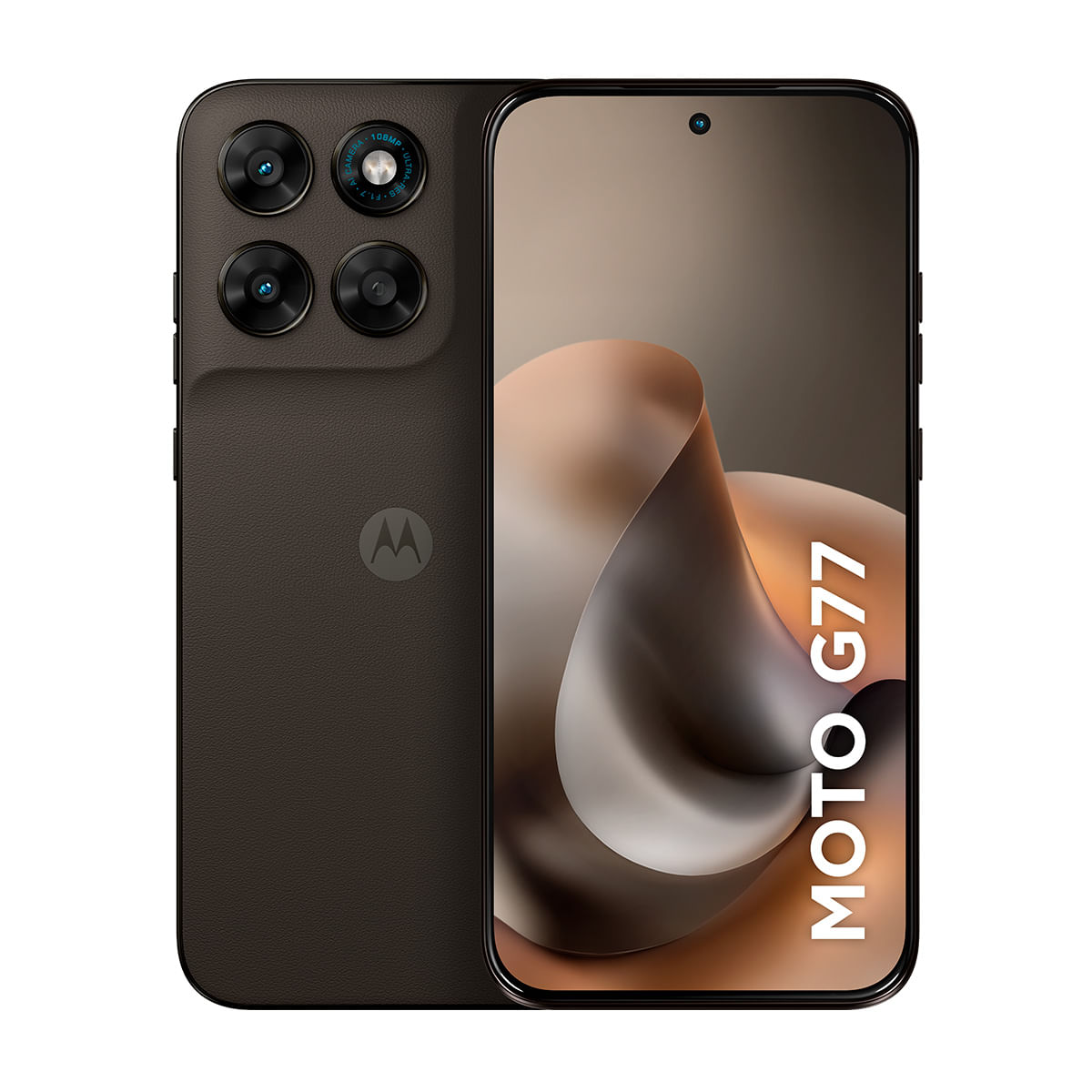Imagem Smartphone Motorola Moto G77 5G 256Gb 24Gb (8Gb Ram + 16Gb Ram Boost) Camera 108Mp Ultra-Pixel, Tela 1.5K Extreme Amoled 120Hz