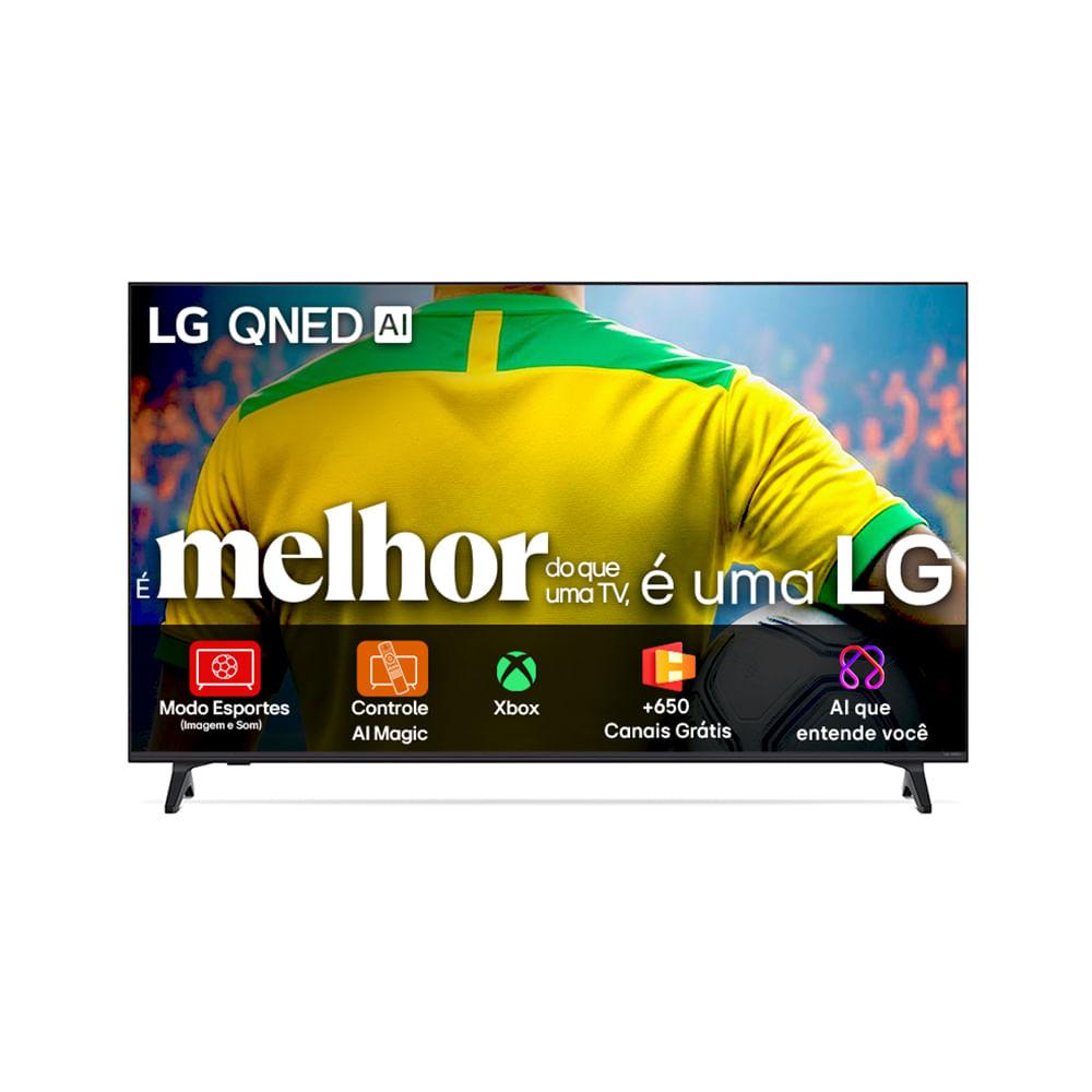 Imagem Smart Tv 4K 75" Lg Qned73 Portal De Games Processador Ai 7 Gen8 4K Super Upscaling Google Cast Integrado Controle Ai