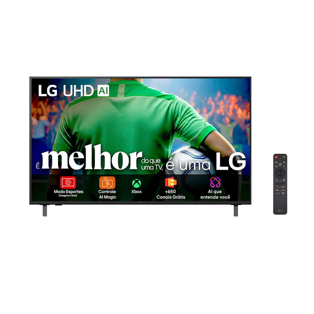 Imagem Smart Tv Lg Ai 86" 4K 86Ua8550psa, Webos25 Charcoal Black