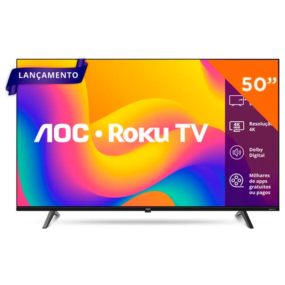 Imagem Smart Tv 50 Polegadas 4K Aoc - 50U6125/78G