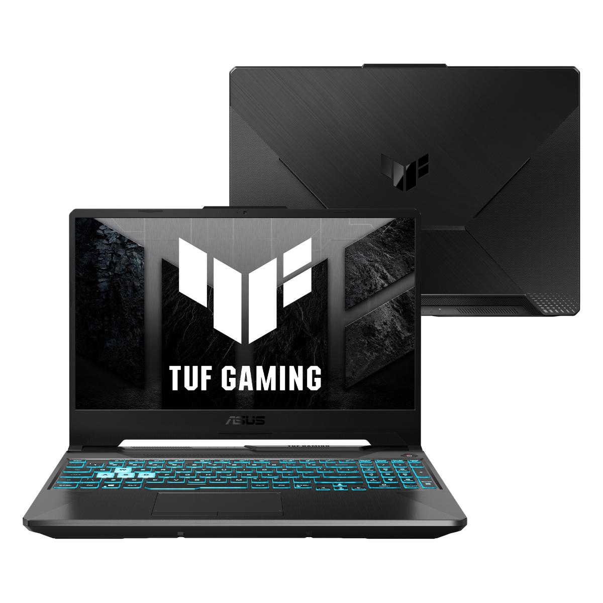 Imagem Notebook Asus Tuf Gaming A15 Fa506ncg Rtx 3050 Amd Ryzen 7 7445Hs 16Gb Ram 512Gb Ssd Windows 11 Tela 15,6" 144Hz Nível Ips Fhd Black - Hn217w