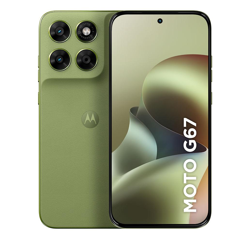 Imagem Smartphone Motorola Moto G67 5G Verde Claro, 128Gb, 4Gb Ram E Câmera 50Mp Sony Lytia 600