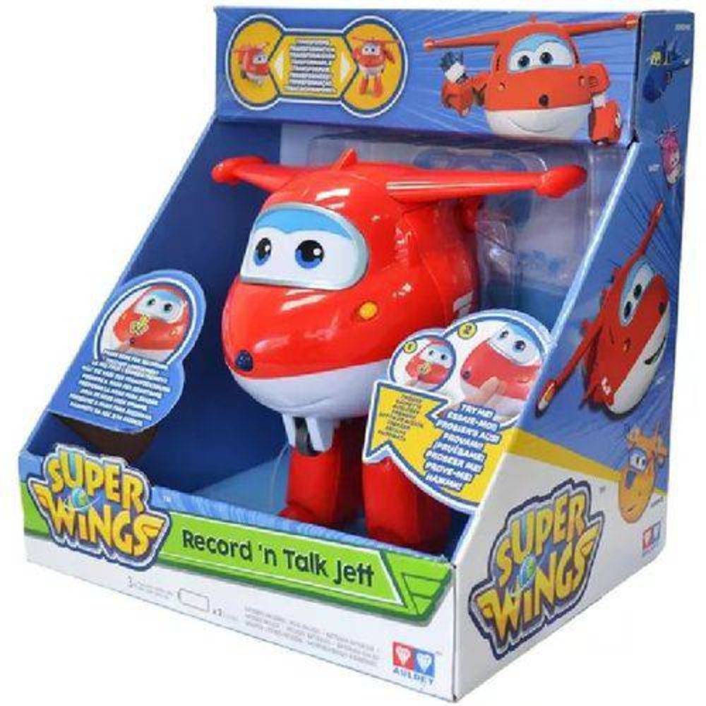 Boneco Interativo Jett Super Wings Grava E Fala 8241-6