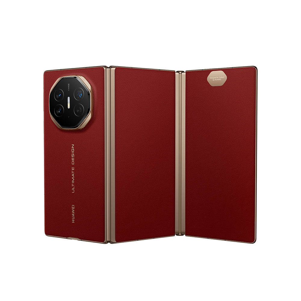 Imagem Smartphone Huawei 1Tb Tela Oled Dobrável Memória Ram 16Gb Oled Ultra Fino Mate X Vermelho