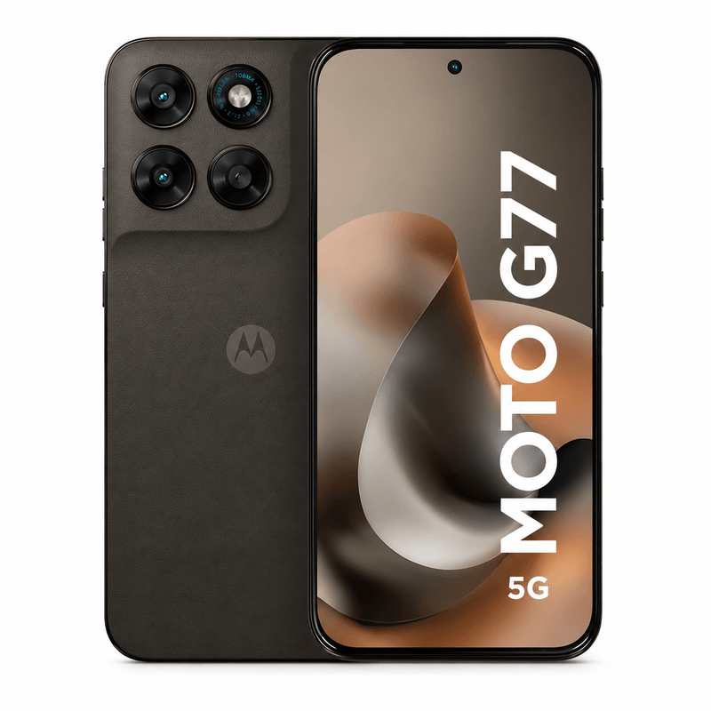 Imagem Smartphone Motorola Moto G77 5G 256Gb 8Gb Ram Tela 6,8" 1.5K Extreme Amoled 120Hz Câmera 108Mp Bateria 5200Mah Café