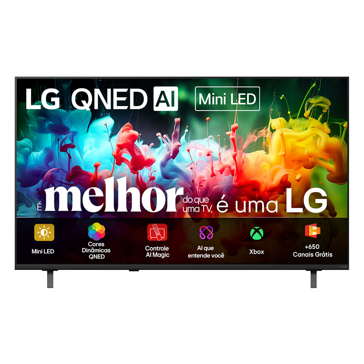 Imagem Smart Tv Lg Qned Mini Led Ai 4K Qned70 55" 2026