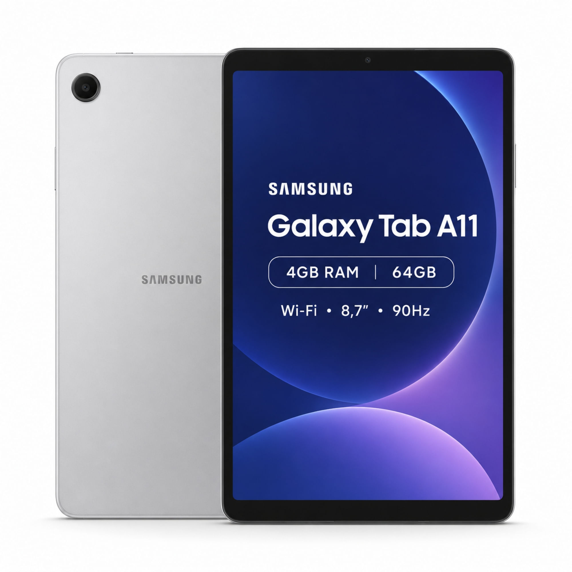 Imagem Tablet Samsung Galaxy Tab A11 Wi-Fi 64Gb 4Gb Ram Tela 8,7" 90Hz Prata