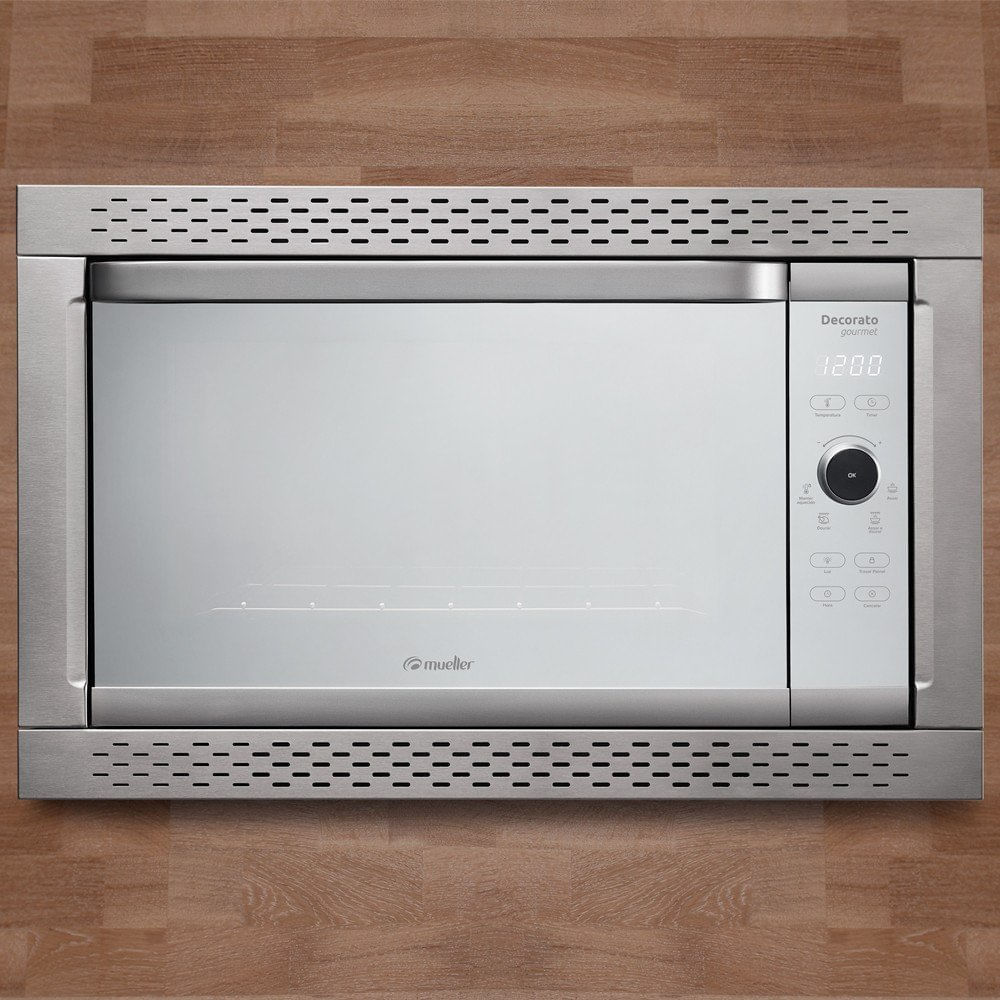 Forno Elétrico Digital Mueller 44 Litros Decorato Gourmet Inox Inox