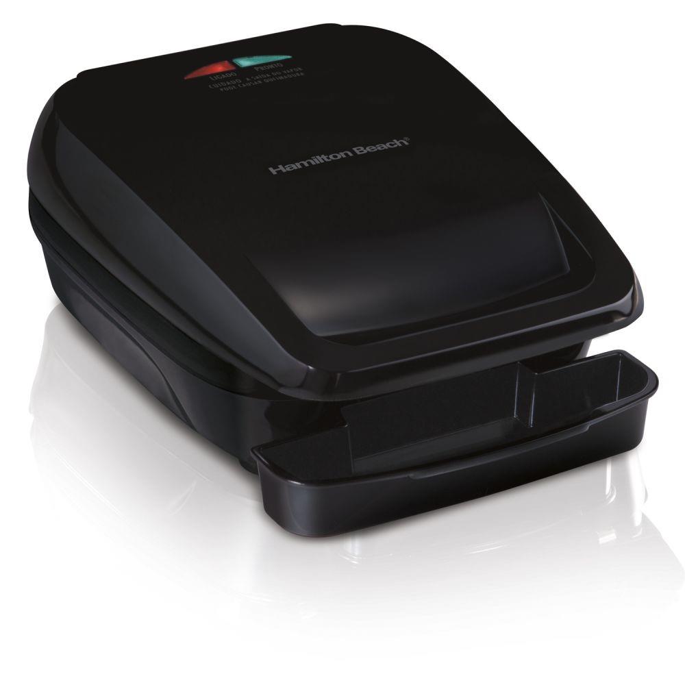 Grill Elétrico Hamilton Beach Preto 220V - 25357-Bz220