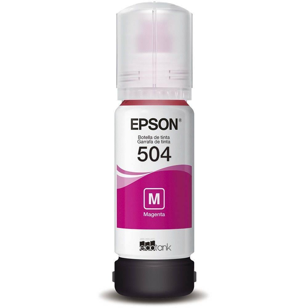Refil Tinta Epson T504 Magenta
