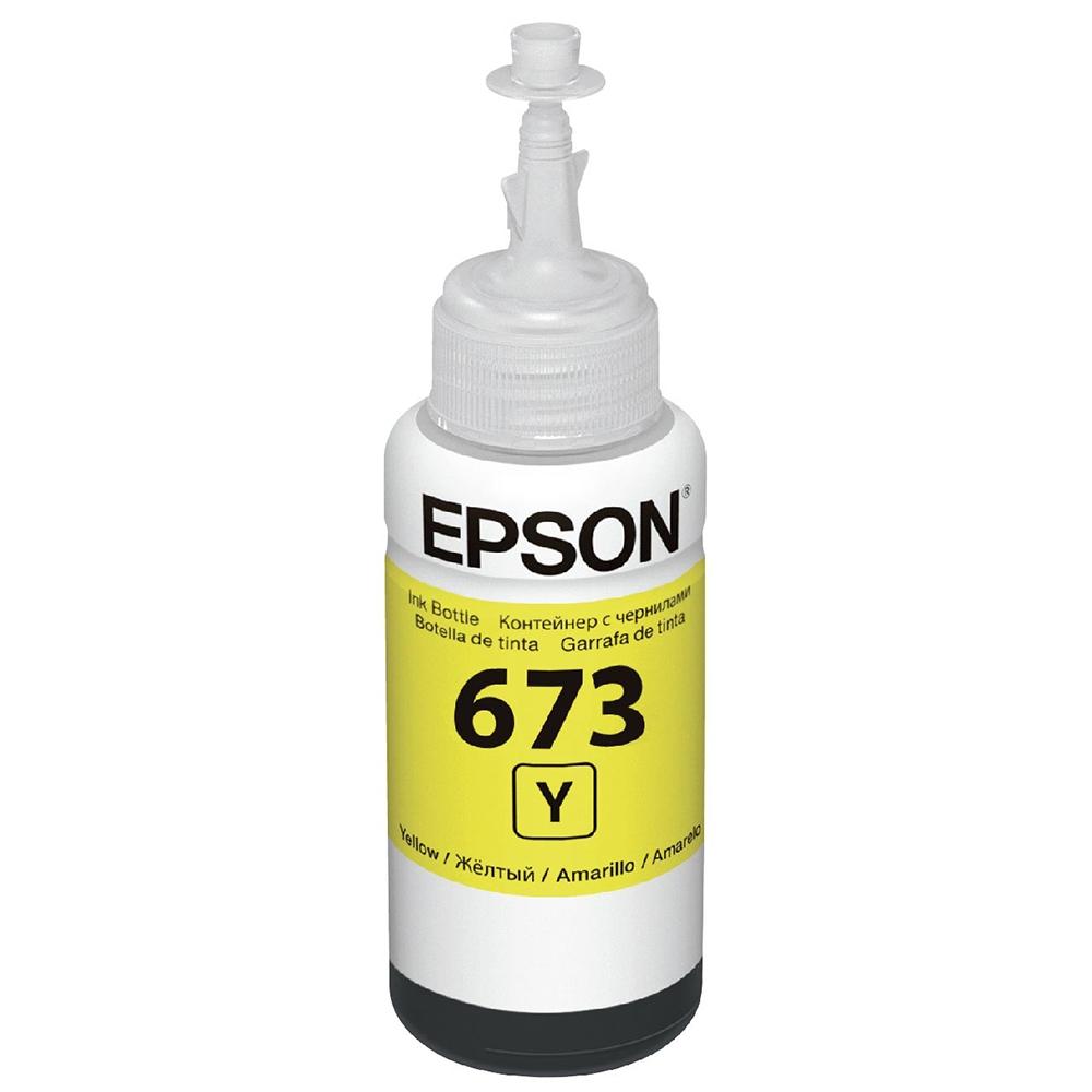 Refil Tinta Epson T673420al Amarelo