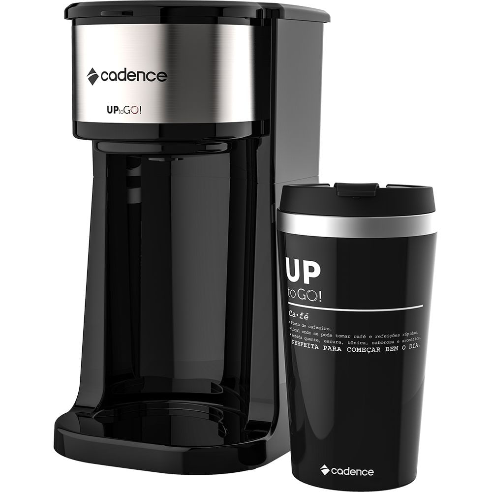 Cafeteira Elétrica To Go Com Copo Térmico Cadence 220V