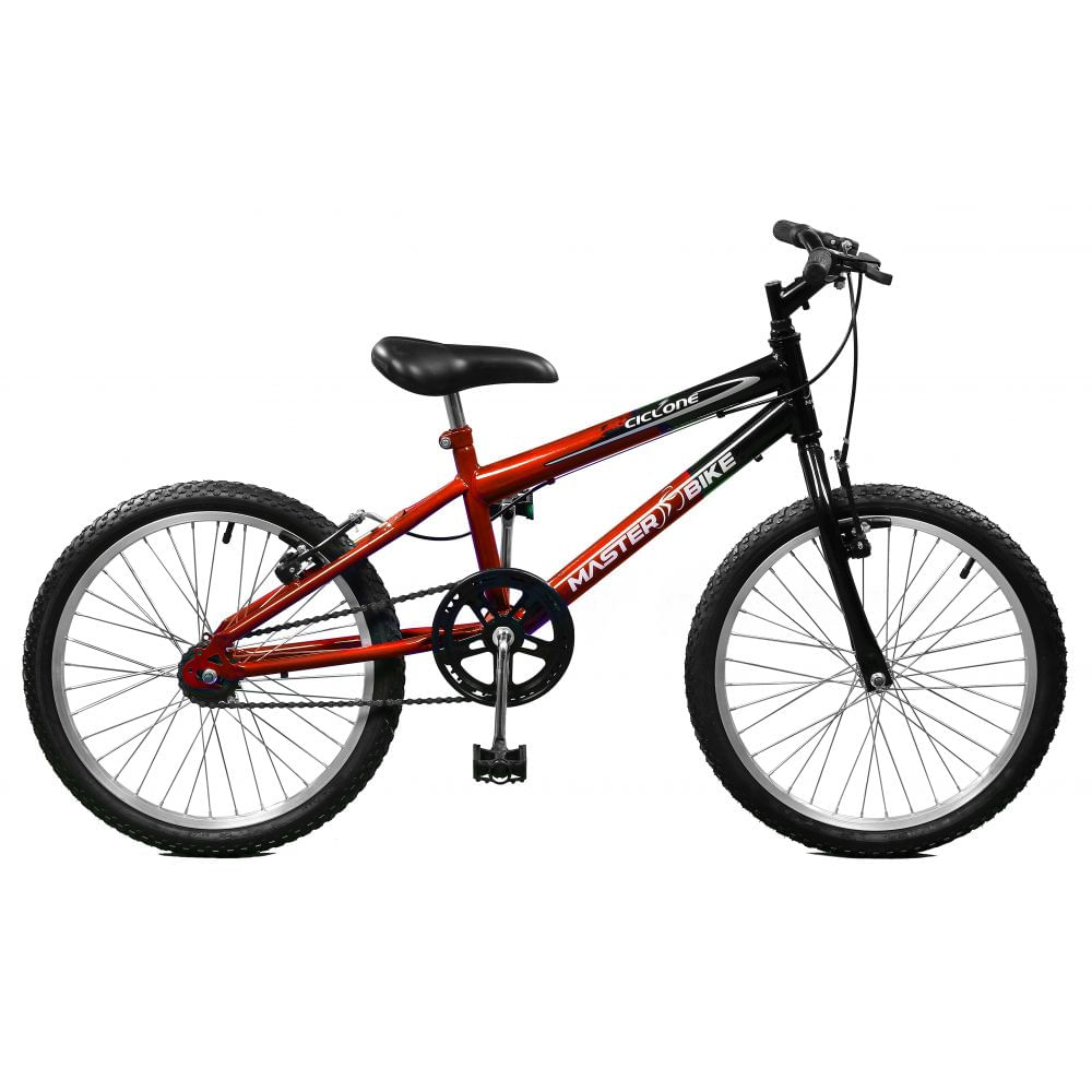 Bicicleta Aro 20 Masculina Ciclone Sem Marchas Master Bike
