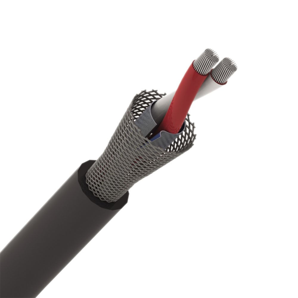 Cabo Para Microfone Santo Angelo Sc-30 Balanceado 100 Metros Preto