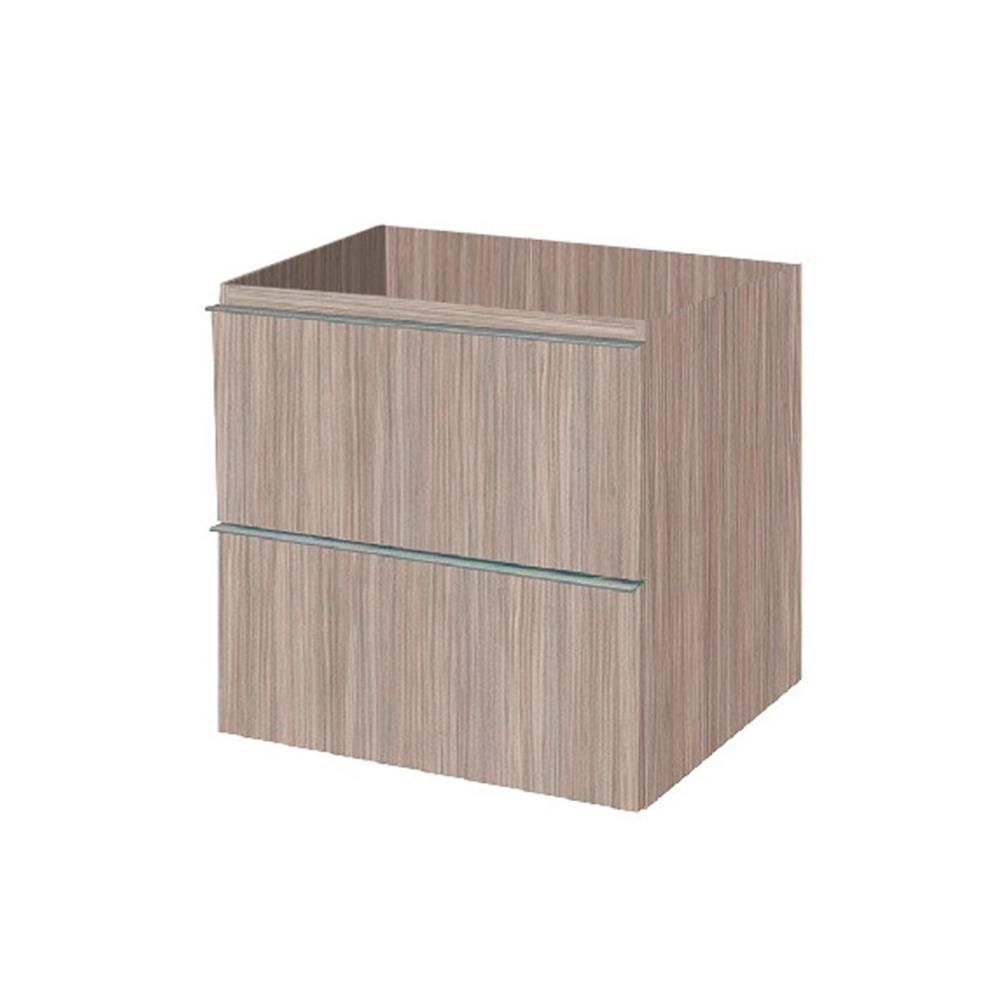 Toucador Blu Com 2 Gavetas Sem Lavatório Grigio 60Cm