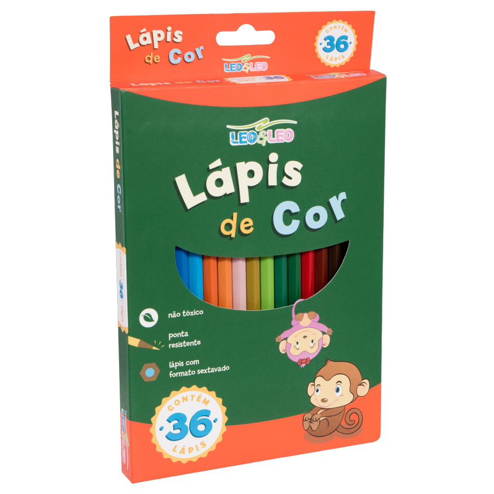 Lapis De Cor 36 Cores Sextavado -4482
