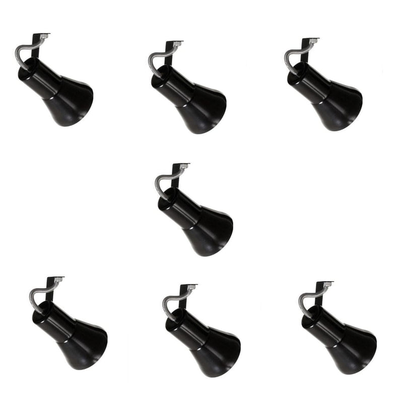 Kit 7 Spot Trilho Perfilado Eletro Calha Par20 Bulbo Ol3