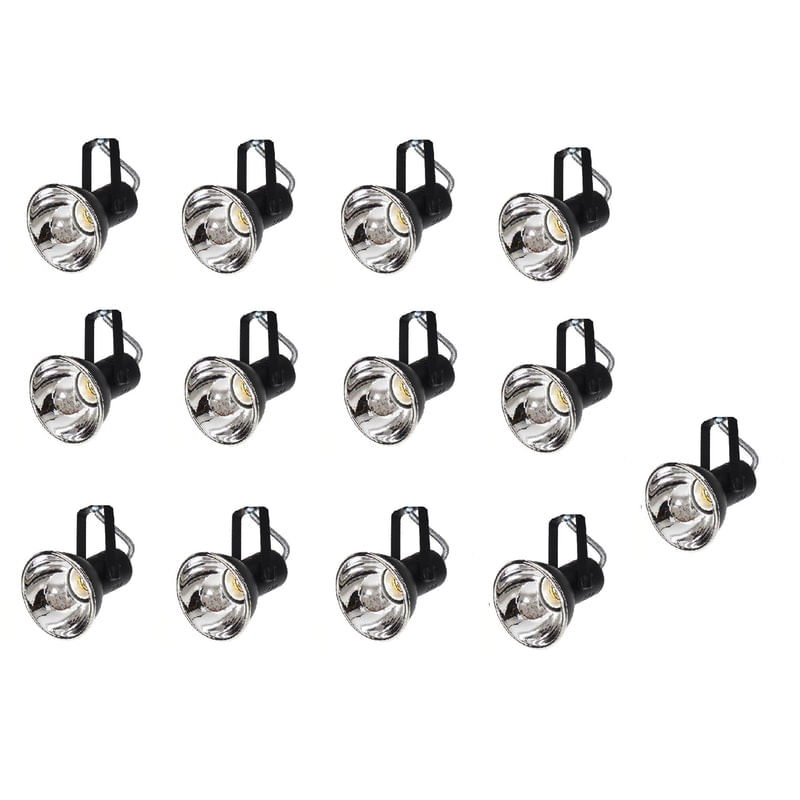 Kit 13 Spot Trilho Perfilado Eletro Calha Par20 Bulbo Ol5