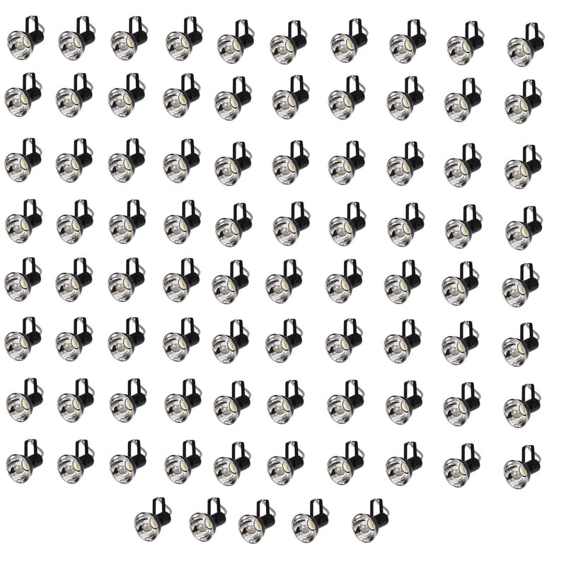 Kit 85 Spot Trilho Perfilado Eletro Calha Par20 Bulbo Ol5