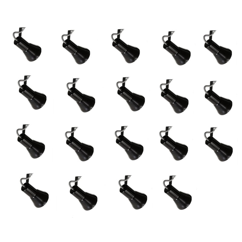 Kit 19 Spot Trilho Perfilado Eletro Calha Par20 Bulbo Ol3
