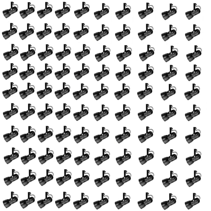 Kit 100 Spot Trilho Perfilado Eletro Calha Par20 Bulbo Ol2