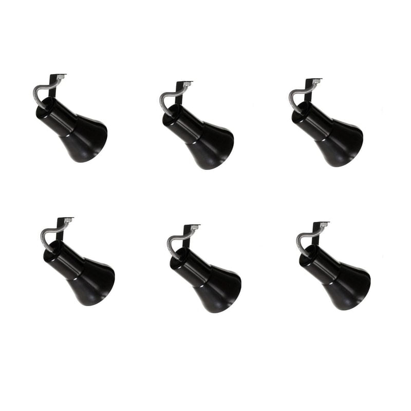 Kit 6 Spot Trilho Perfilado Eletro Calha Par20 Bulbo Ol3