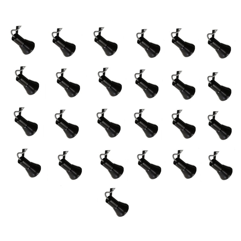 Kit 25 Spot Trilho Perfilado Eletro Calha Par20 Bulbo Ol3