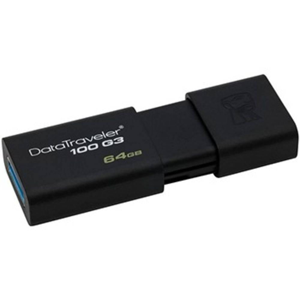 Pendrive Kingston Dt 100 G3 64Gb 3.0 - Preto