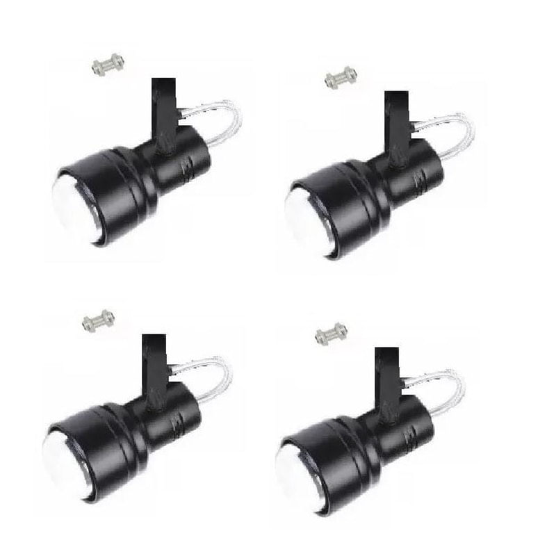 Kit 4 Spot Trilho Perfilado Eletro Calha Par20 Bulbo Ol4