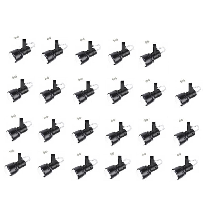 Kit 23 Spot Trilho Perfilado Eletro Calha Par20 Bulbo Ol4