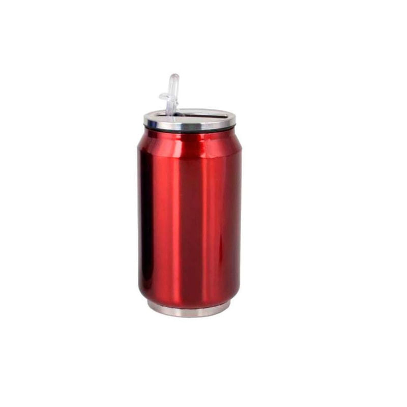 Copo Térmico Em Aço Inox Com Tampa E Bico 250Ml