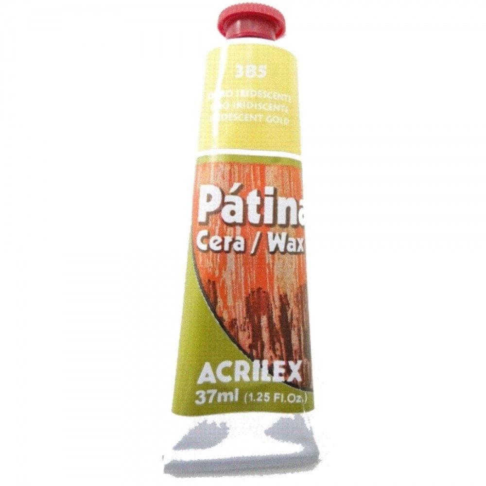 Pátina Em Cera 37Ml Ouro Iridescente 369 Acrilex