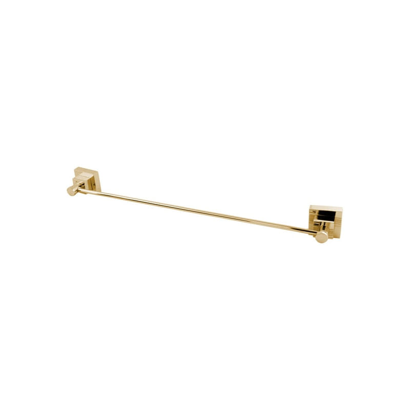 Porta Toalha Reto Luxo Dourado