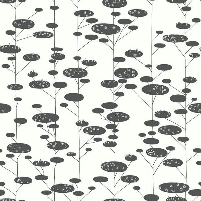 Papel De Parede Árvores Retrô Wi0136 Árvores Retrô Wi0136
