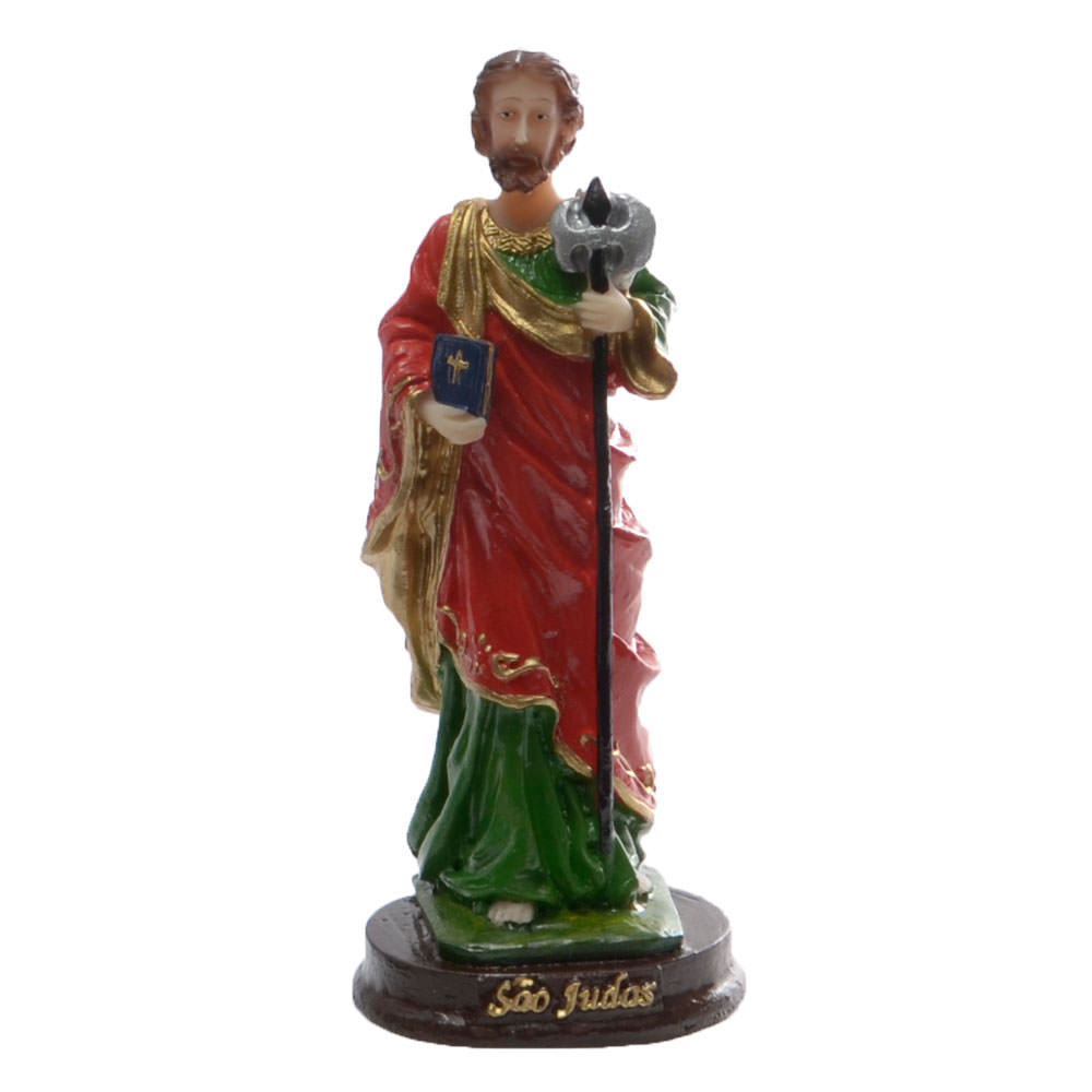 São Judas 15Cm Em Resina