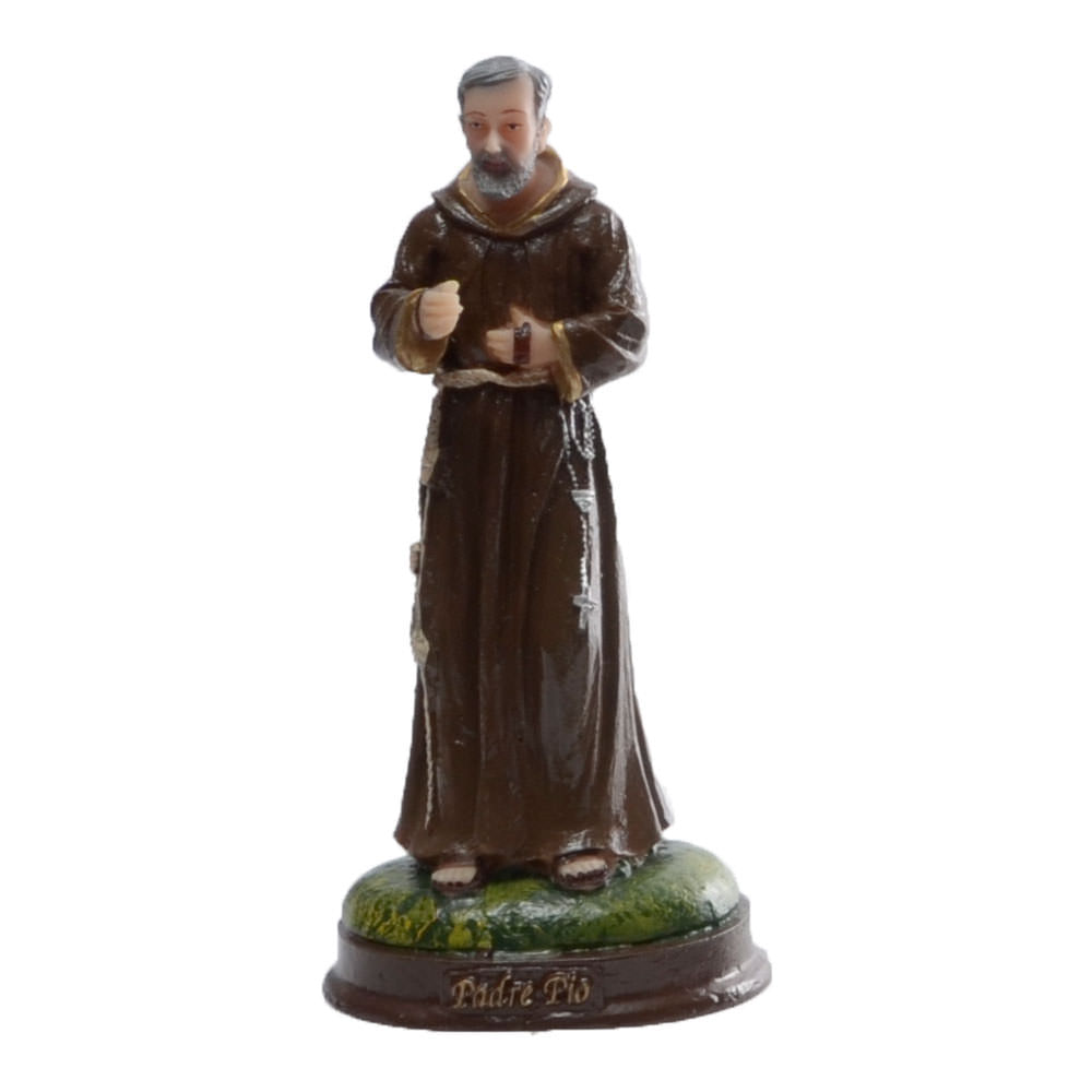 Padre Pio 15Cm Em Resina