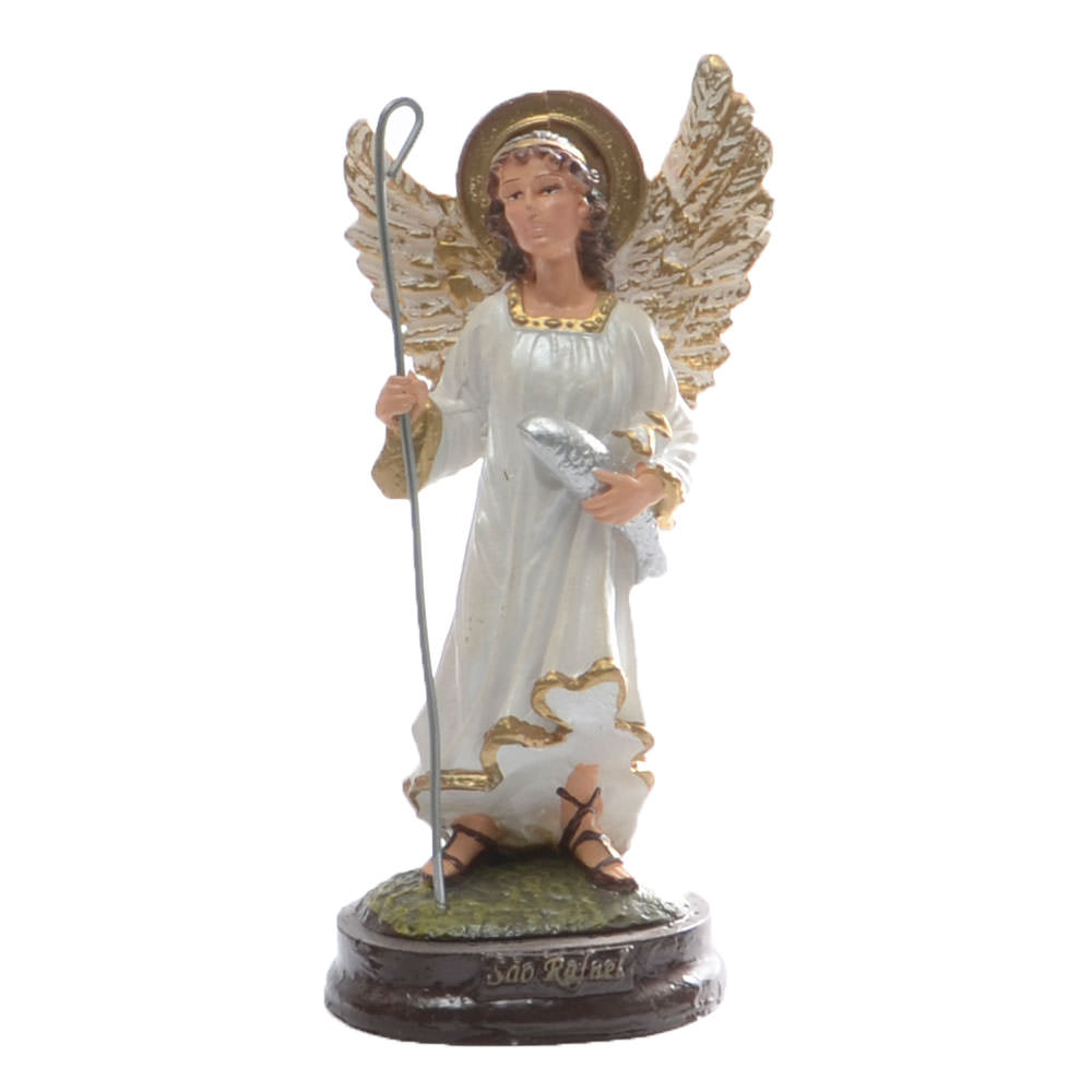 São Rafael 15Cm Em Resina