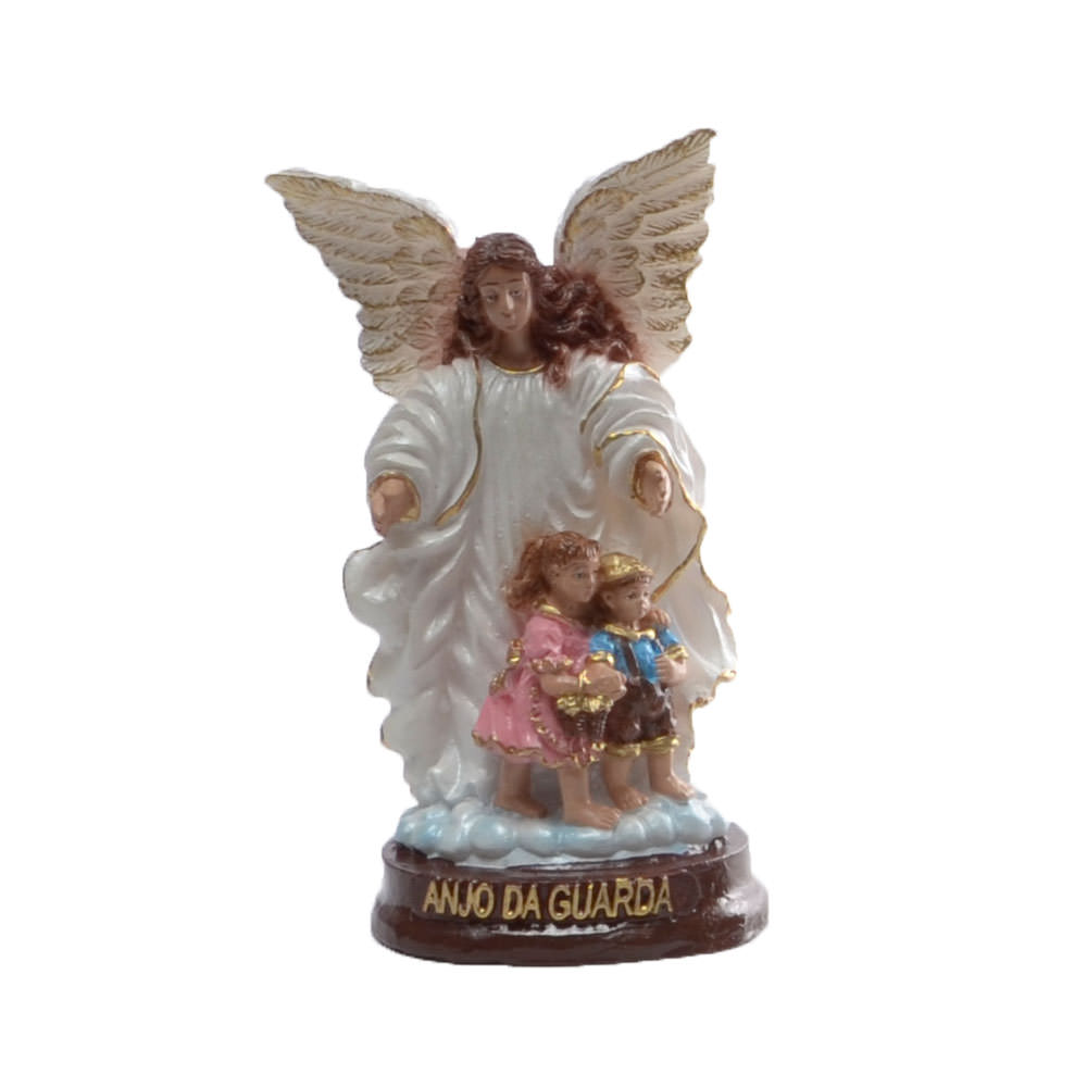 Anjo Da Guarda 15Cm Em Resina