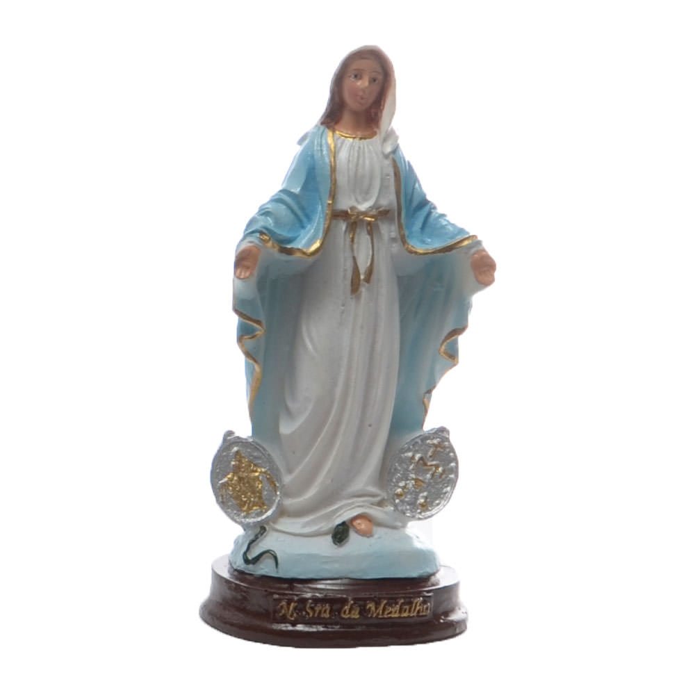 Nossa Senhora Da Medalha 15Cm Em Resina