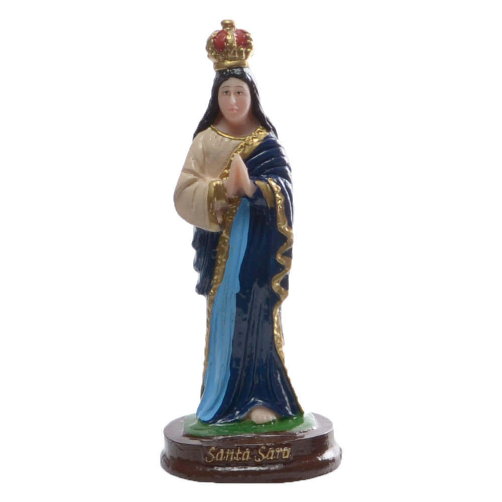 Santa Sara 15Cm Em Resina (Branca)