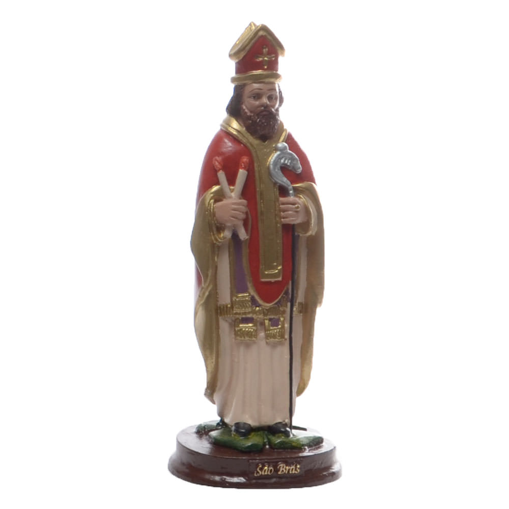 São Brás 15Cm Em Resina