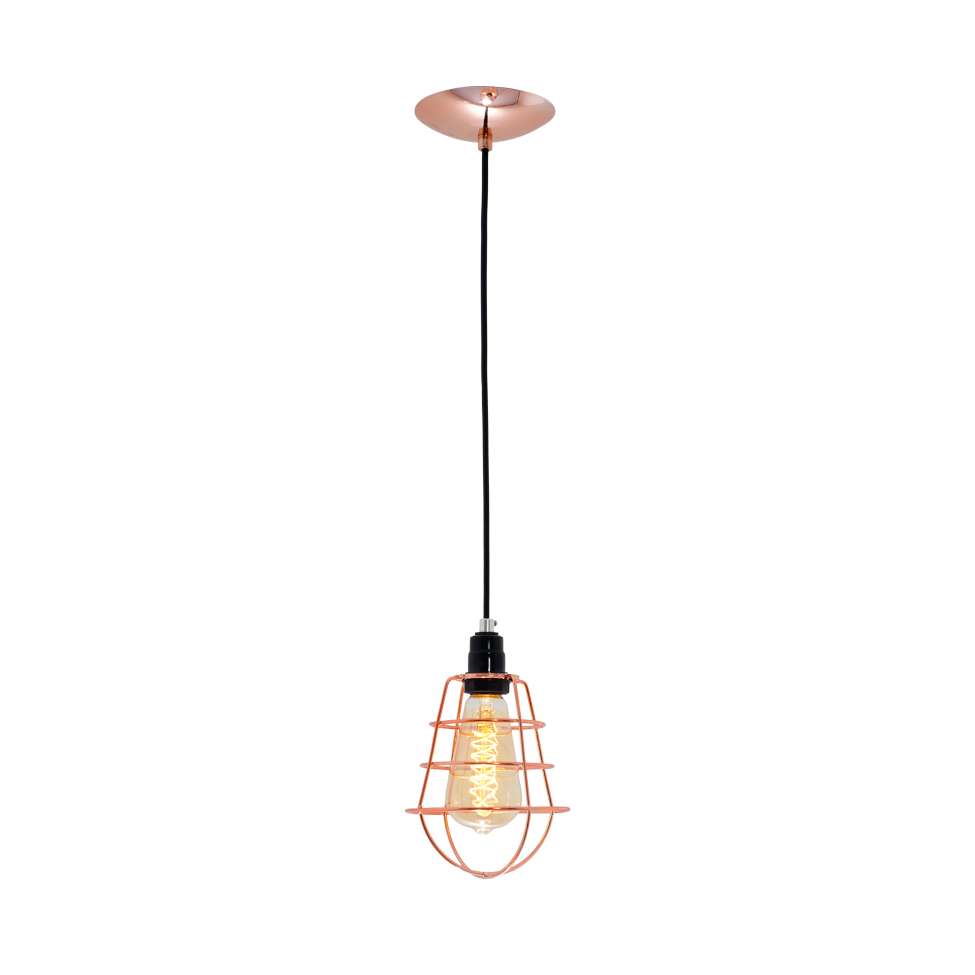 Pendente Focus Pingo Cobre 100 Cm