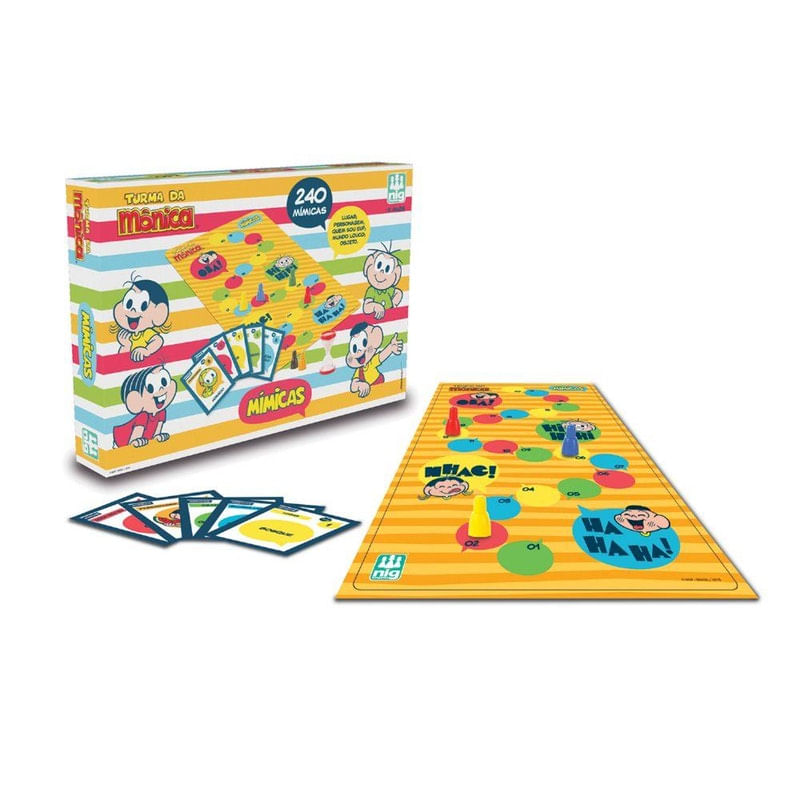 Jogo Mímicas Turma Da Mônica