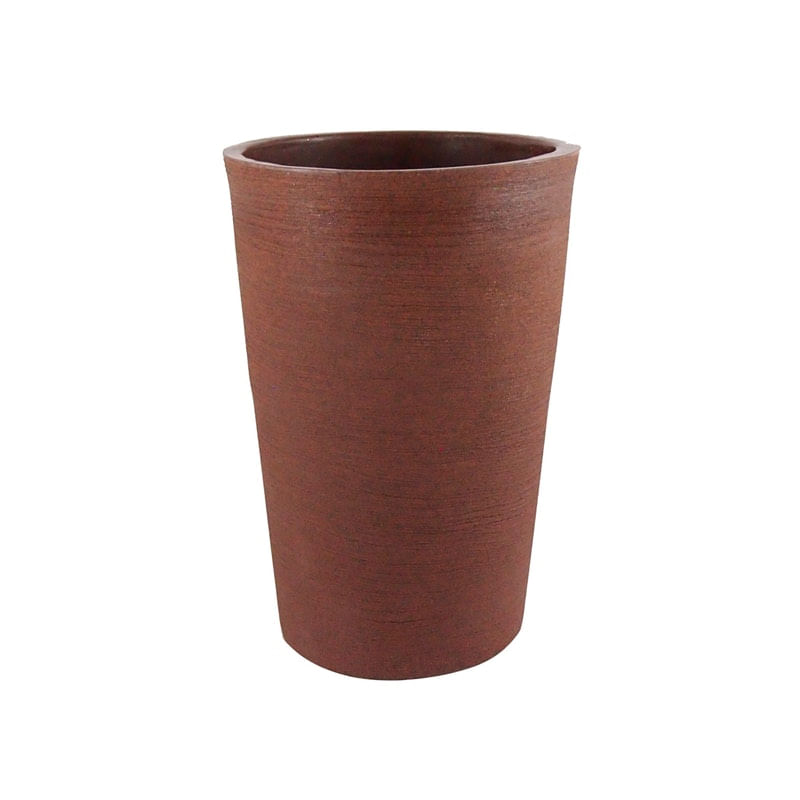 Vaso Plastico Coluna Redonda 33X25x49 Argila