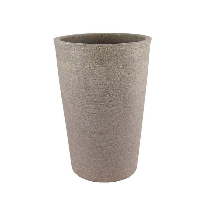 Vaso Plastico Coluna Redonda 33X25x49 Cimento