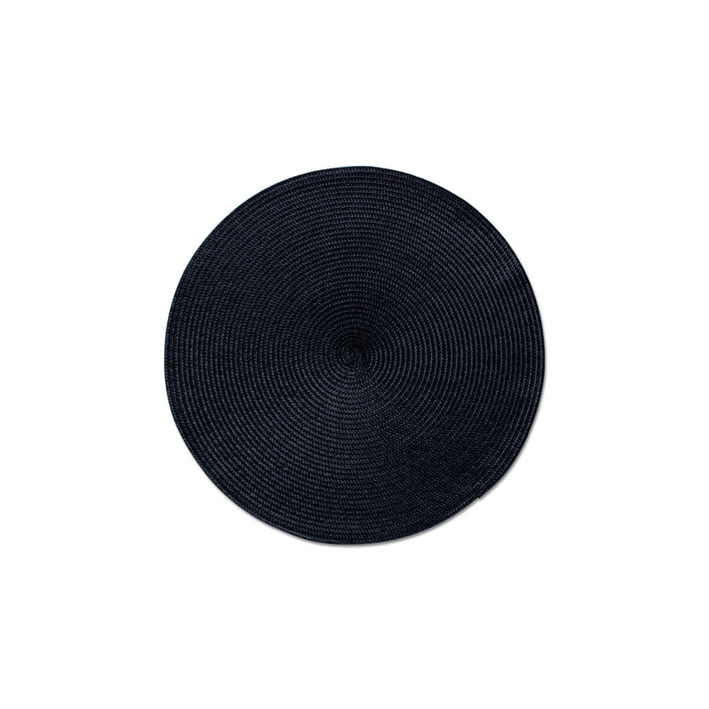 Jogo Americano Vizapi 38Cm Disco Preto Vizapi