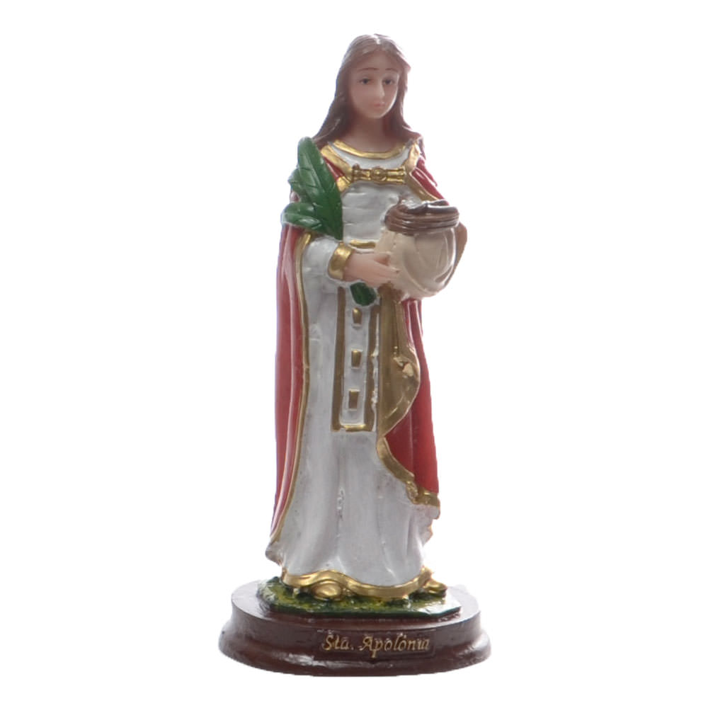 Santa Apolonia 15Cm Em Resina