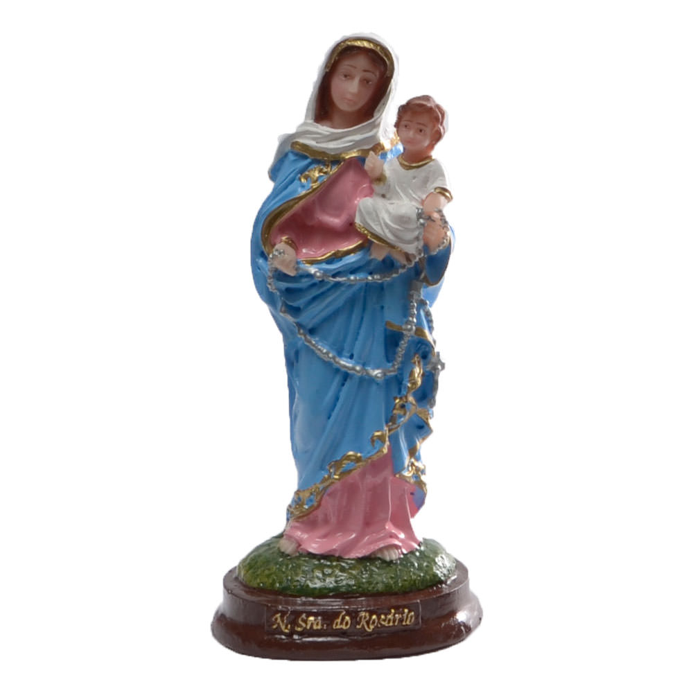 Nossa Senhora Do Rosário 15Cm Em Resina